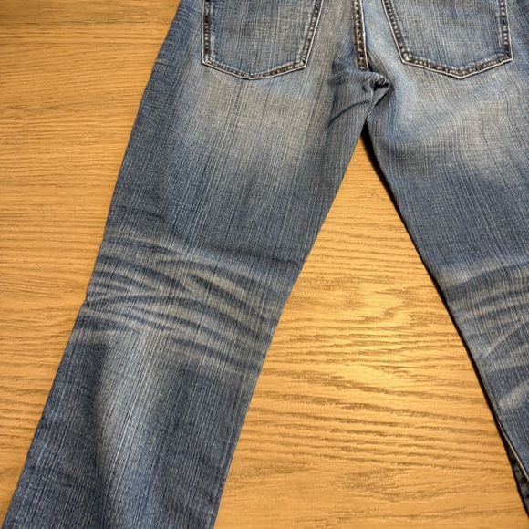Banana Republic Boyfriend Distressed Jeans Sz 27 Relaxed Fit 90s Bohemian Modern - Picture 10 of 11